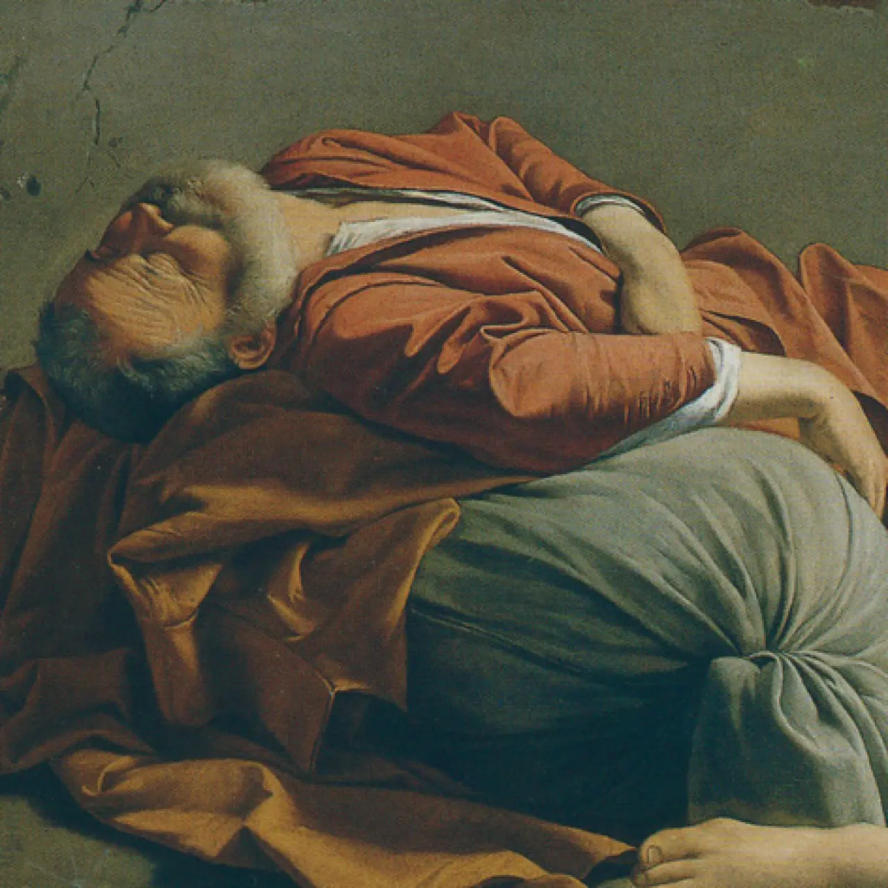 Orazio Gentileschi. Riposo durante la fuga in Egitto. Part. 1620-22 ca. Olio su tela. cm. 176,6X219. City Museum and Art Gallery, Birmingham