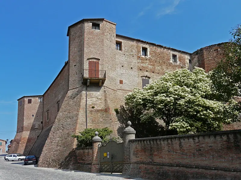 La rocca dopo il restauro. Iniziata nel 1386