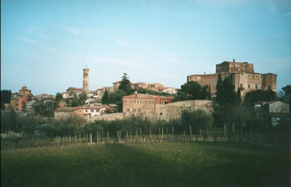 Veduta di Santarcangelo di Romagna.