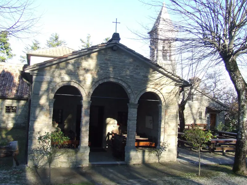 Santuario della Madonna di Corzano. Facciata