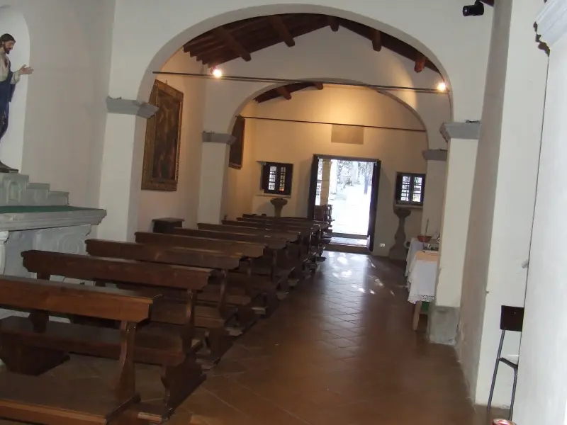 Santuario della Madonna di Corzano.
Interno.