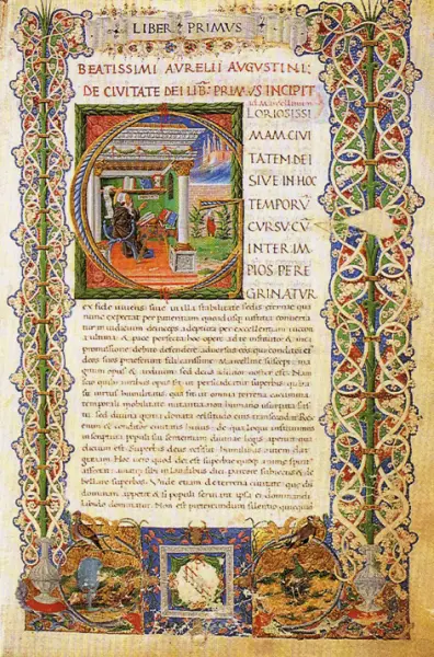 S. Agostino, De civitate Dei (D. IX. 1). Incipit