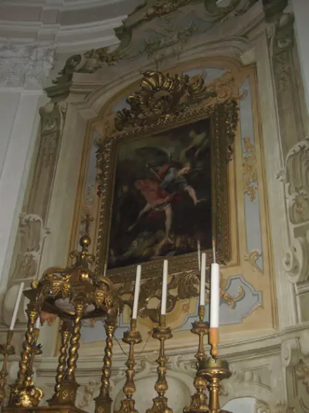 Altare Maggiore.Chiesa Collegiata di Santarcangelo, 1635