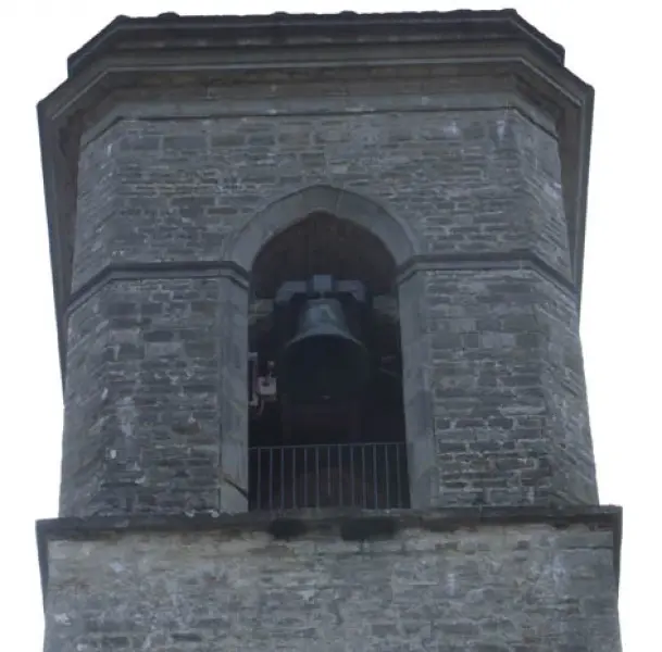 <p>Basilica di santa Maria Assunta. IX sec. Cella campanaria. Bagno di Romagna. Foto delle autrici del testo.</p>