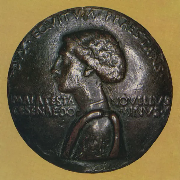 Pisanello, Medaglia per Malatesta Novello, 1443-44, Brescia, Musei Civici di Arte e Storia. Gabinetto numismatico