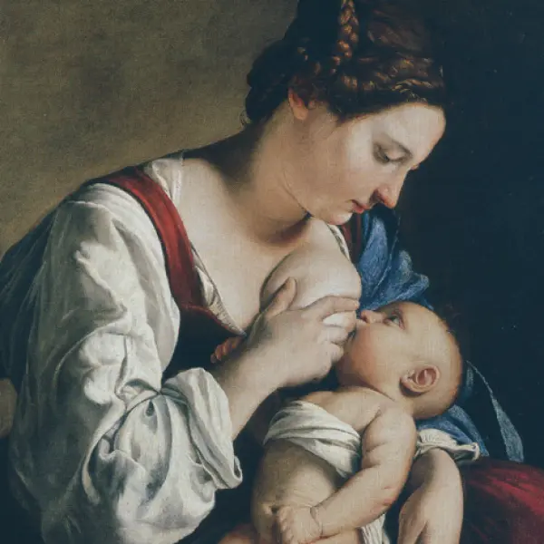 Orazio Gentileschi. Madonna con Bambino. Dett. 1609. Olio su tela. cm. 98,5X75
Museo Nazionale d'Arte  della Romania, Bucarest