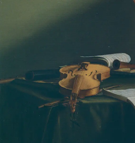 Orazio Gentileschi. Suonatrice di liuto. Part. 1626 ca. Olio su tela. Washington, D.C. National Gallery of Art.