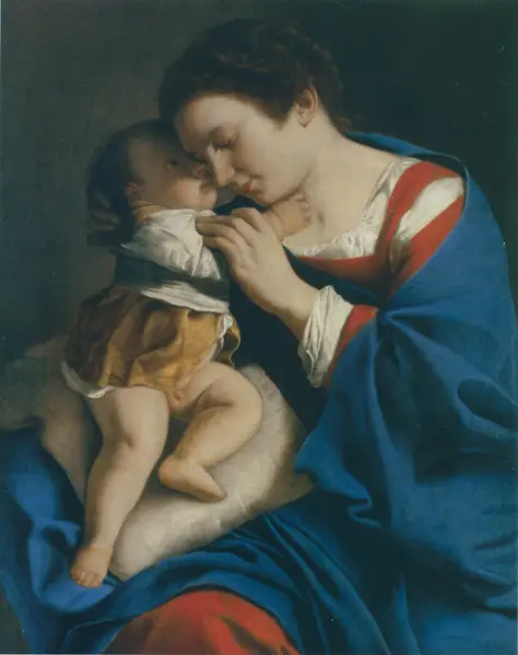 Orazio Gentileschi. Madonna con Bambino. 1607 ca. Olio su tavola, cm. 91,5X73. The Barbara Piaseka Johnson Foundation, Princeton (New Yersey)