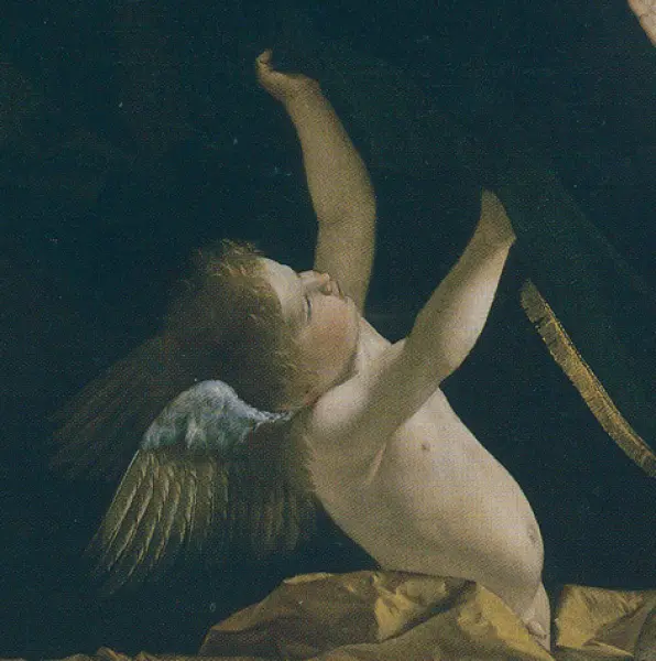 Orazio gentileschi. Danae. Part. 1622-23 ca. Olio su tela. cm. 162X228,5. The Cleveland Museum of Art, 
Cleveland