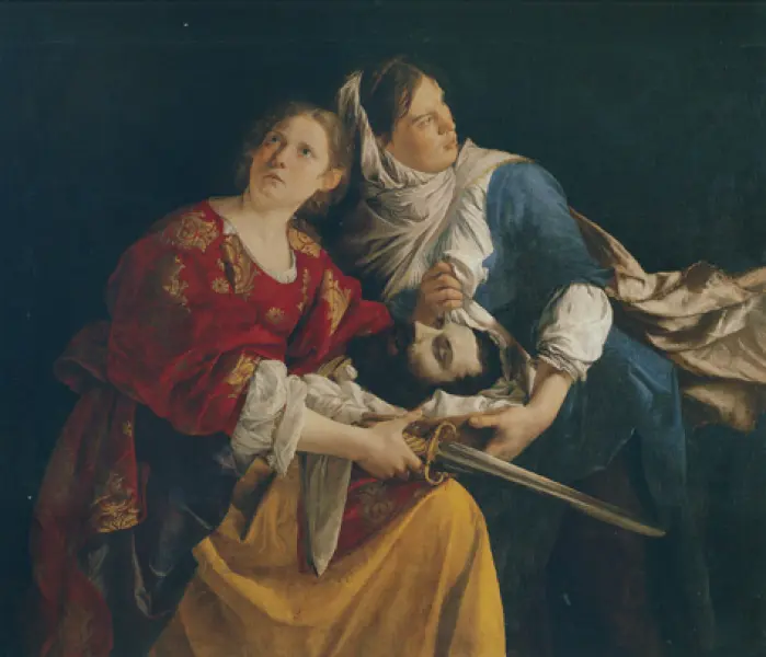 Orazio Gentileschi. Giuditta e la serva con la testa di Oloferne. 1621-24 ca. Olio su tela cm. 136,5X159 Wadsworth Atheneum Museum of Art, Hartford.