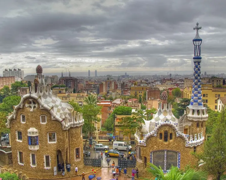 Antoni Gaudì. Parco Guell. 1900-1914 Barcellona.