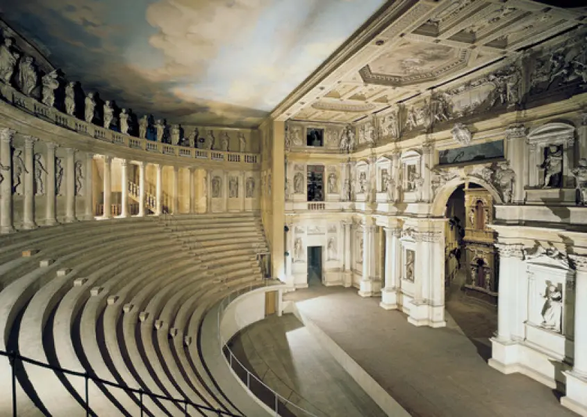 Andrea Palladio. Teatro Olimpico. 1580. Vicenza