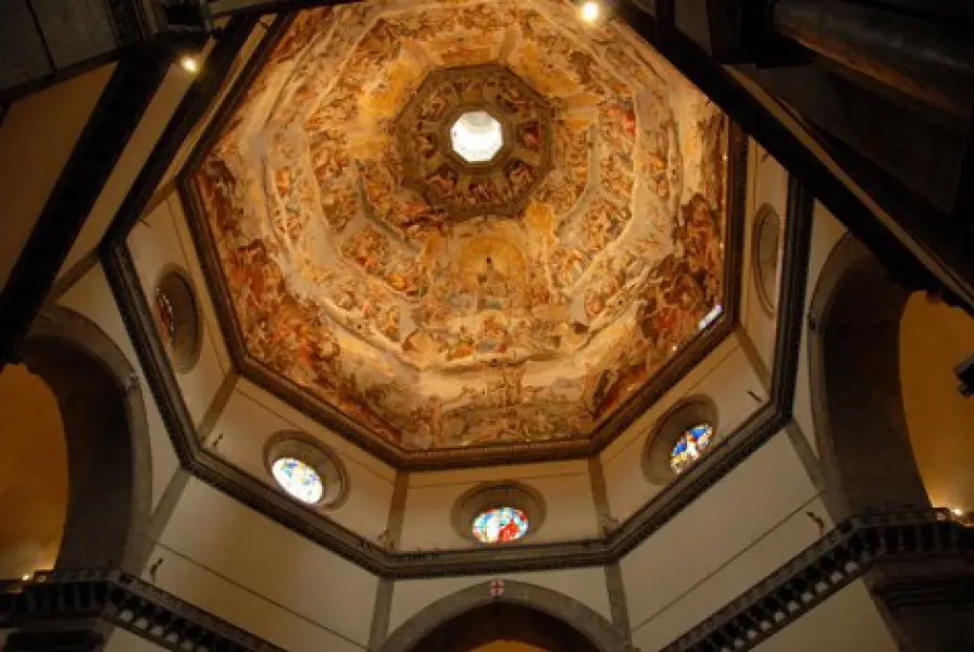 Filippo brunelleschi. Cupola di Santa Maria del Fiore. 1418-1436. Veduta dall'interno. Firenze