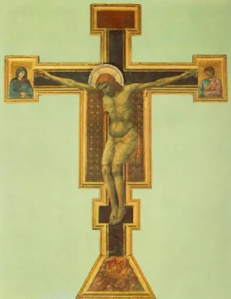 <p>Giotto. Crocifisso. Firenze, Santa Maria Novella. 1296-1300. Tempera su tavola.</p>