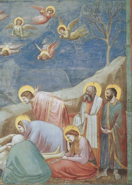 Giotto. Compianto sul Cristo morto. Dett. 1303-05. Affresco. Cappella Scrovegni, Padova.