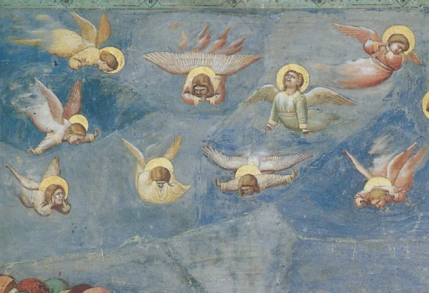 Giotto. Compianto sul Cristo morto. Dett. 1303-05. Affresco. Cappella Scrovegni, Padova.