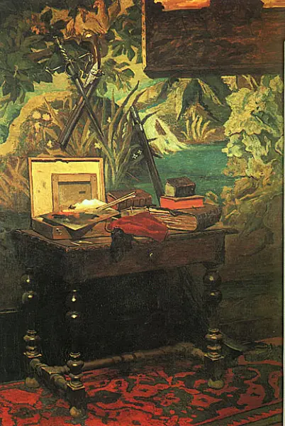 Claude Monet. Nello studio. Olio su tela. 1861. Parigi, Museo d'Orsay