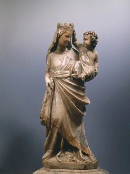 Giovanni Pisano. Madonna col Bambino. Marmo. Prato, Duomo