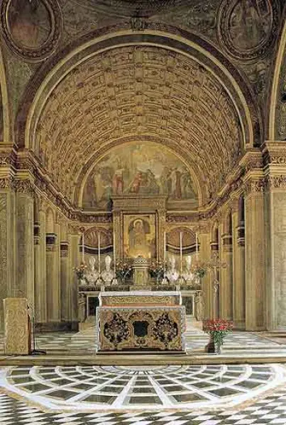 Donato Bramante. Coro di Santa Maria presso San Satiro. 1482-86. Milano