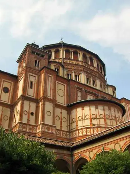 Donato Bramante. Santa Maria delle Grazie. Veduta del tiburio. 1492-97. Milano