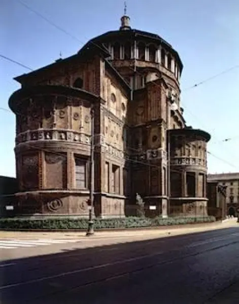 Donato Bramante. Santa Maria delle Grazie. Veduta dall'abside. 1492-97. Milano