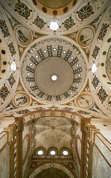Donato Bramante. Santa Maria delle Grazie. Cupola e decorazione interna. 1492-97. Milano
