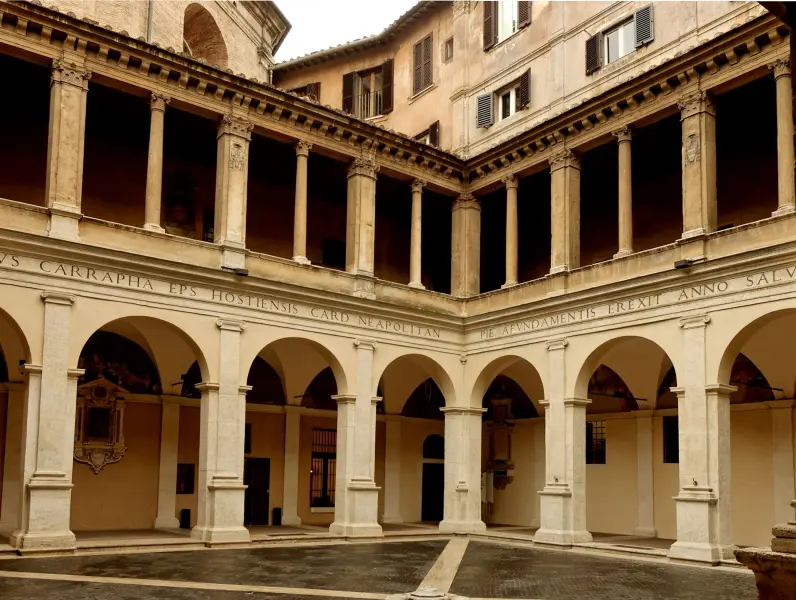 Donato Bramante. Chiostro di santa Maria della Pace. 1503-1505. Roma.