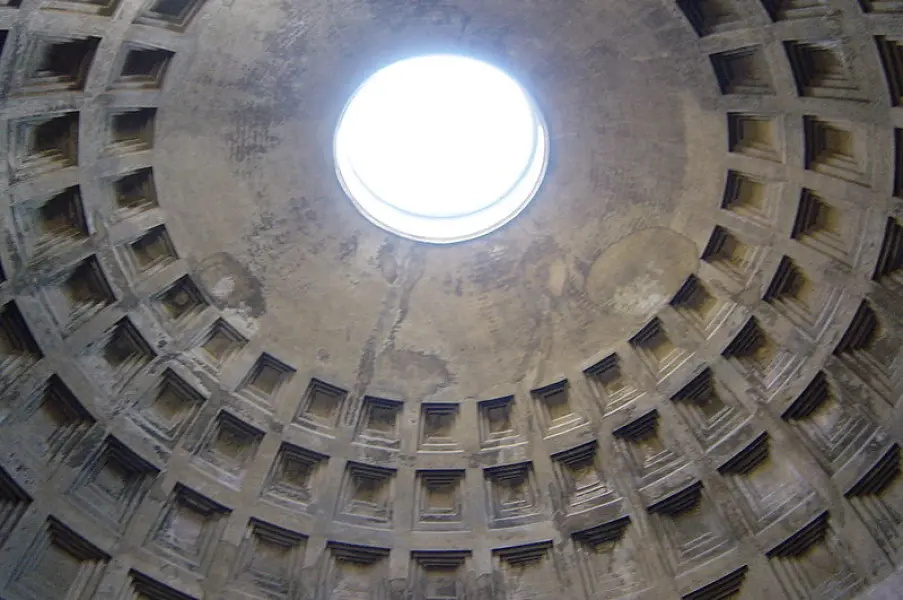 Cupola del Pantheon. Roma. II sec. d. C.