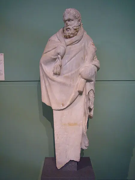 Erma di Ercole barbato. Proveniente dagli Horti Sallustiani. I sec. d. C. Roma, Centrale Montemartini