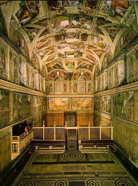 Cappella Sistina. Veduta d'insieme. Roma, Città del Vaticano.