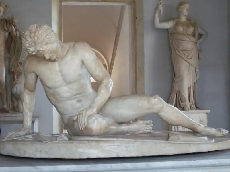 Epigono (?) Galata morente. Copia romana in marmo da originale del 230-220 a. C. Roma, Musei Capitolini