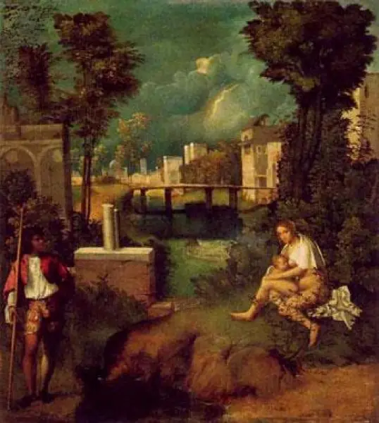 Giorgione
La tempesta
1500-1505, 
olio su tela, 82X73 cm.
Venezia, Galleria dellAccademia