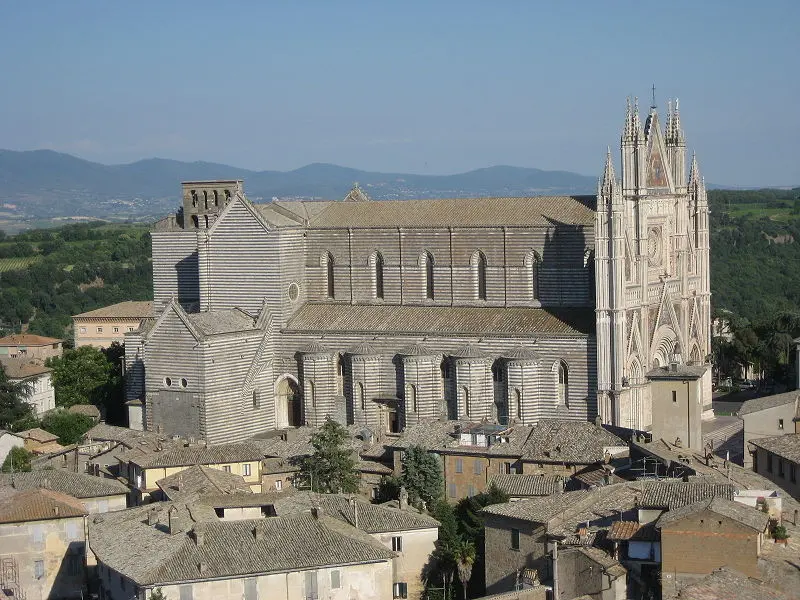 Veduta del Duomo di Orvieto.