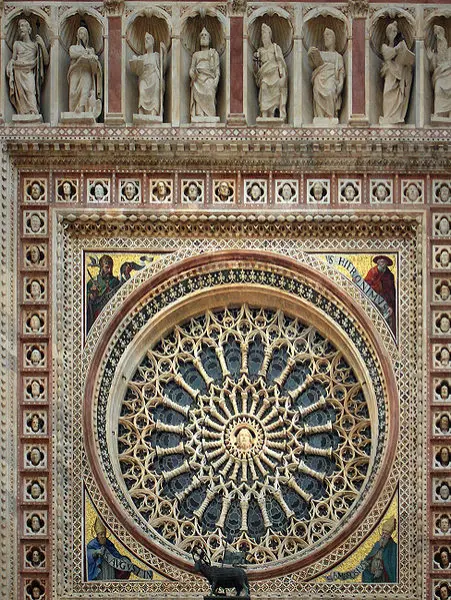 Dett. del Rosone del Duomo di Orvieto.
