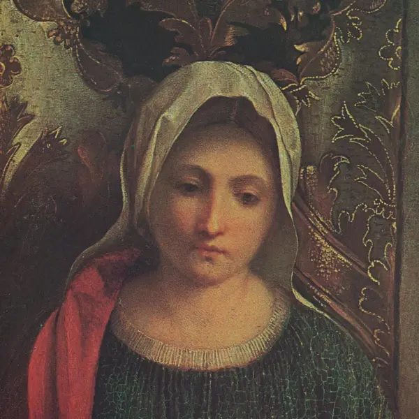 Giorgione. Pala di castelfranco. 1500-1504. Part. Olio su tela.
Castelfranco Veneto, Duomo.