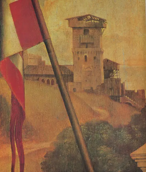 Giorgione. Pala di castelfranco. 1500-1504. Part. Olio su tela.
Castelfranco Veneto, Duomo.