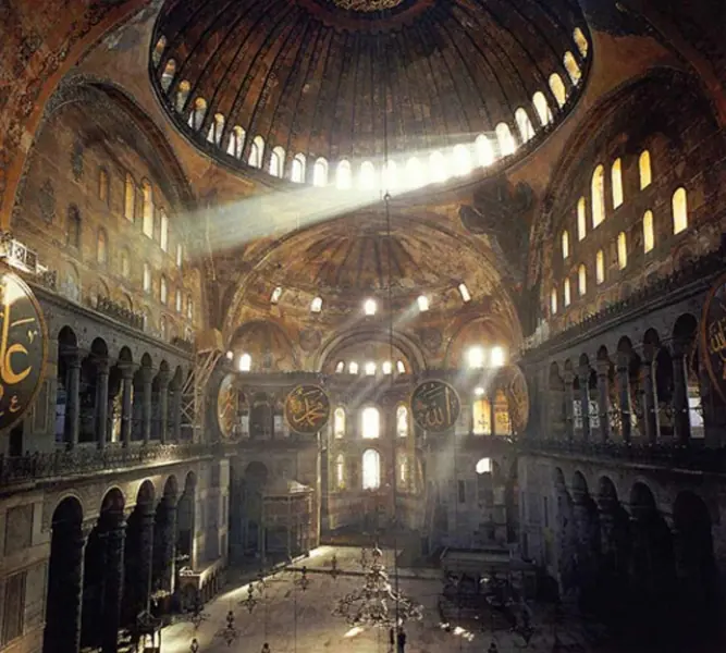 Chiesa di Santa Sofia. IV sec. Interno.
Istambul