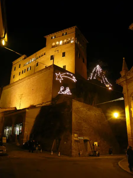 Longiano. Veduta del Castello Malatestiano. (sec. XIII)