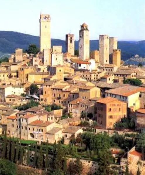 Veduta panoramica del borgo di S. Gimigano