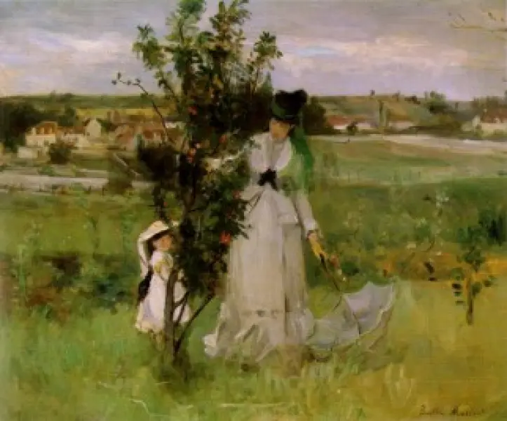 Berthe Morisot
 "Nascondino", 1873
Olio su tela, 45,1 x 54,9 cm
Collezione Mrs. John Hay Whitney