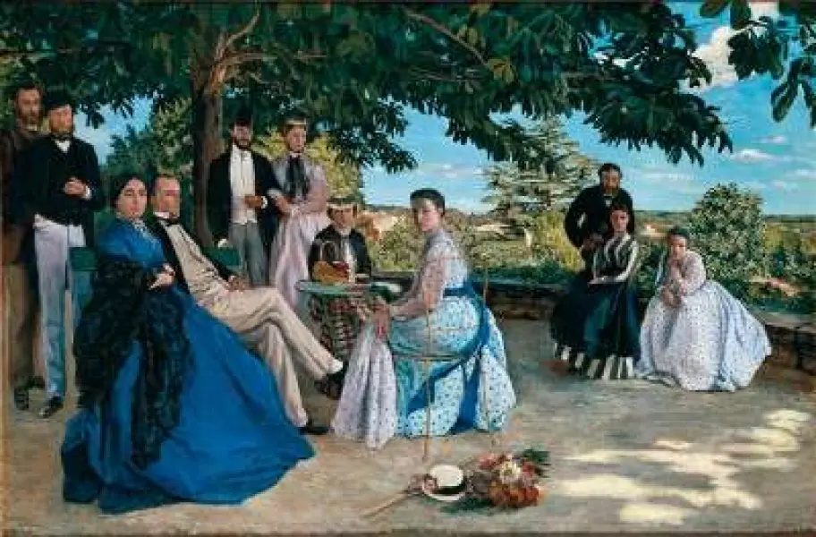 Jean Frédéric Bazille. Riunione di famiglia, 1867, Parigi, Musée dOrsay