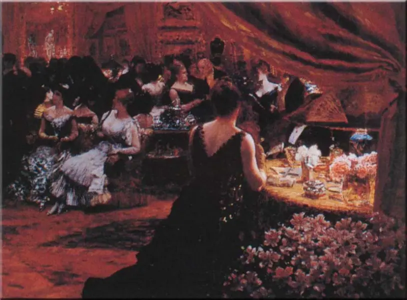 Giuseppe De Nittis. Salotto della principessa Matilde. 1883. Olio su tela. Barletta, Pinacoteca "Giuseppe De Nittis"