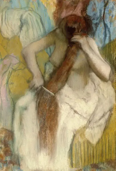 Edgar Degas, Donna che si pettina, 1887/1890. Parigi, Museo del Louvre.