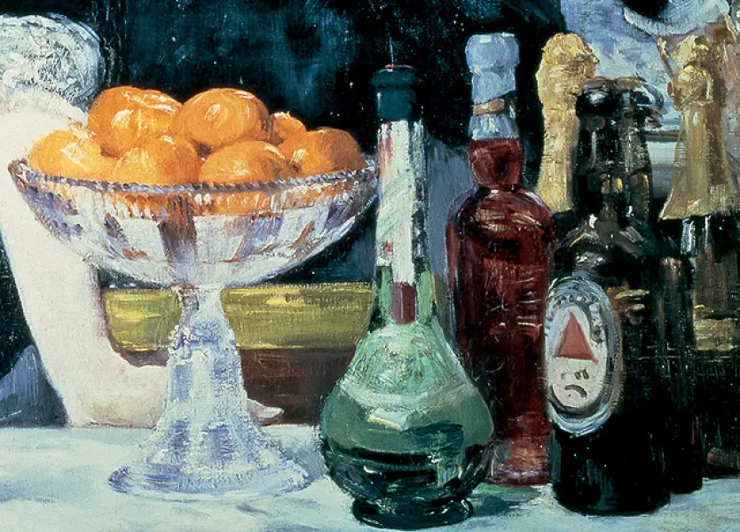 Edouard Manet. Il bar delle Folies-Bergeres. Dett.  1881-82. Olio su tela. cm.96X130. Londra, Courtauld Institute of Art