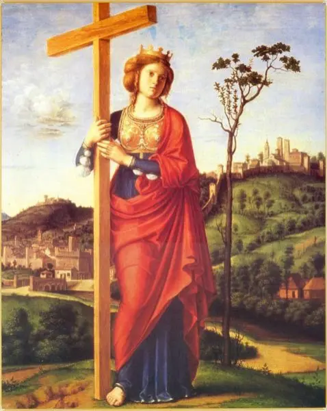 Cima da Conegliano. Sant'Elena 1495, 49,5 x 20,5 cm, olio su tavola, National Gallery of Art. Washington