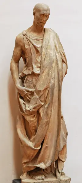 Donatello. Abacuc. 1427-35. Marmo. Firenze, Museo dell'Opera del Duomo.