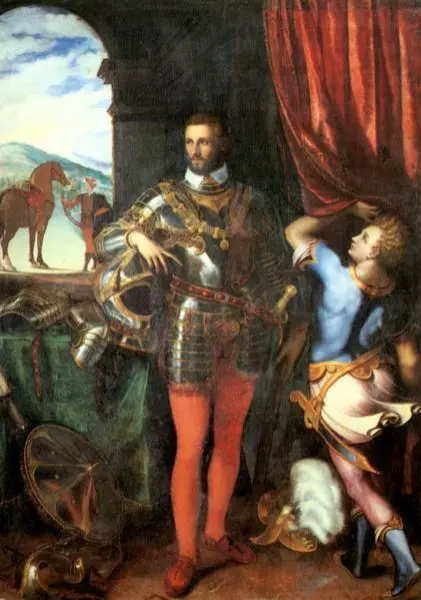Giulio Campi. Ritratto di Alessandro Farnese, Piacenza, Museo Civico