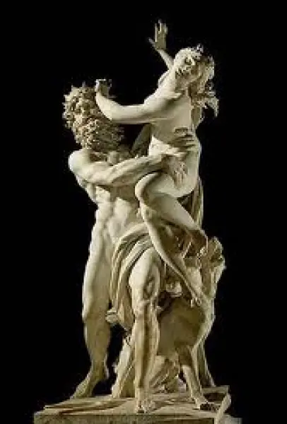 Gianlorenzo Bernini. Ratto di Proserpina. 1621-22. Marmo. Roma, Galleria Borghese