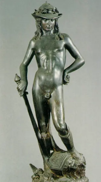 Donatello. David. 1452-53 ca. Bronzo. Firenze, Museo Nazionale 

del Bargello