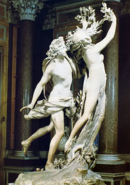 Gianlorenzo Bernini. Apollo e Dafne. 1622-24. marmo. h. 242 cm. Roma, Galleria Borghese